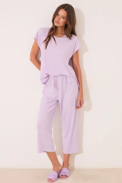 Women'secret Pijama Capri canalé viscosa