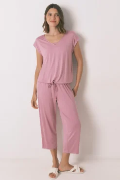 Women'secret Pijama Capri viscosa soft touch