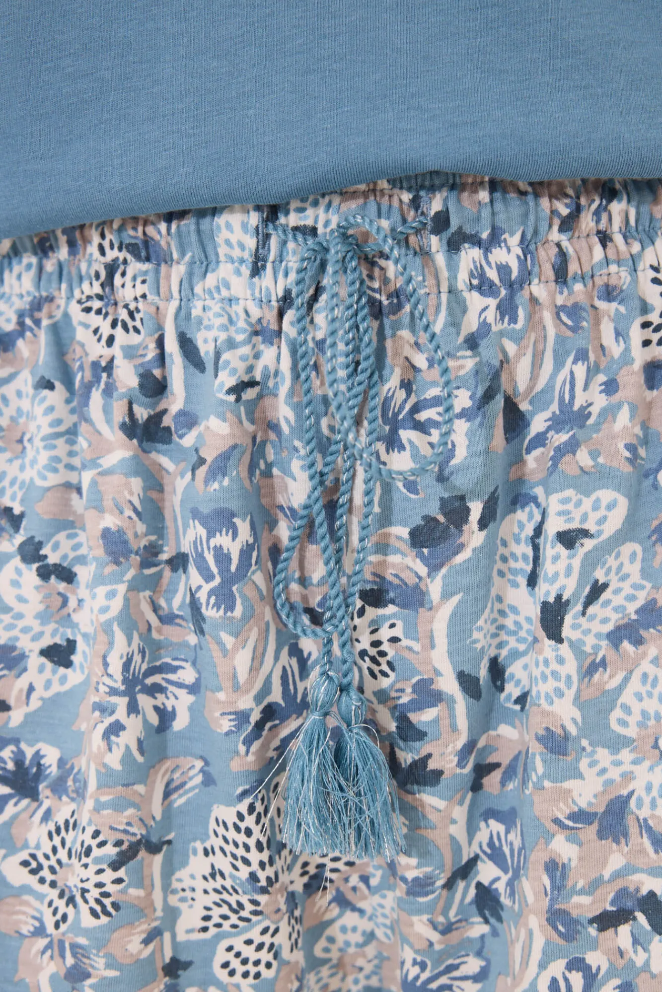 Women'secret Pijama corto 100% algodón flores