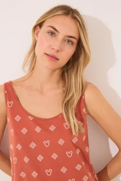Women'secret Pijama corto 100% algodón Mickey Mouse