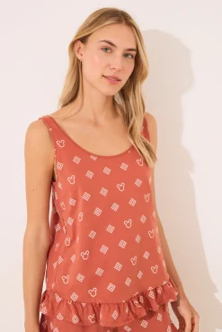 Women'secret Pijama corto 100% algodón Mickey Mouse