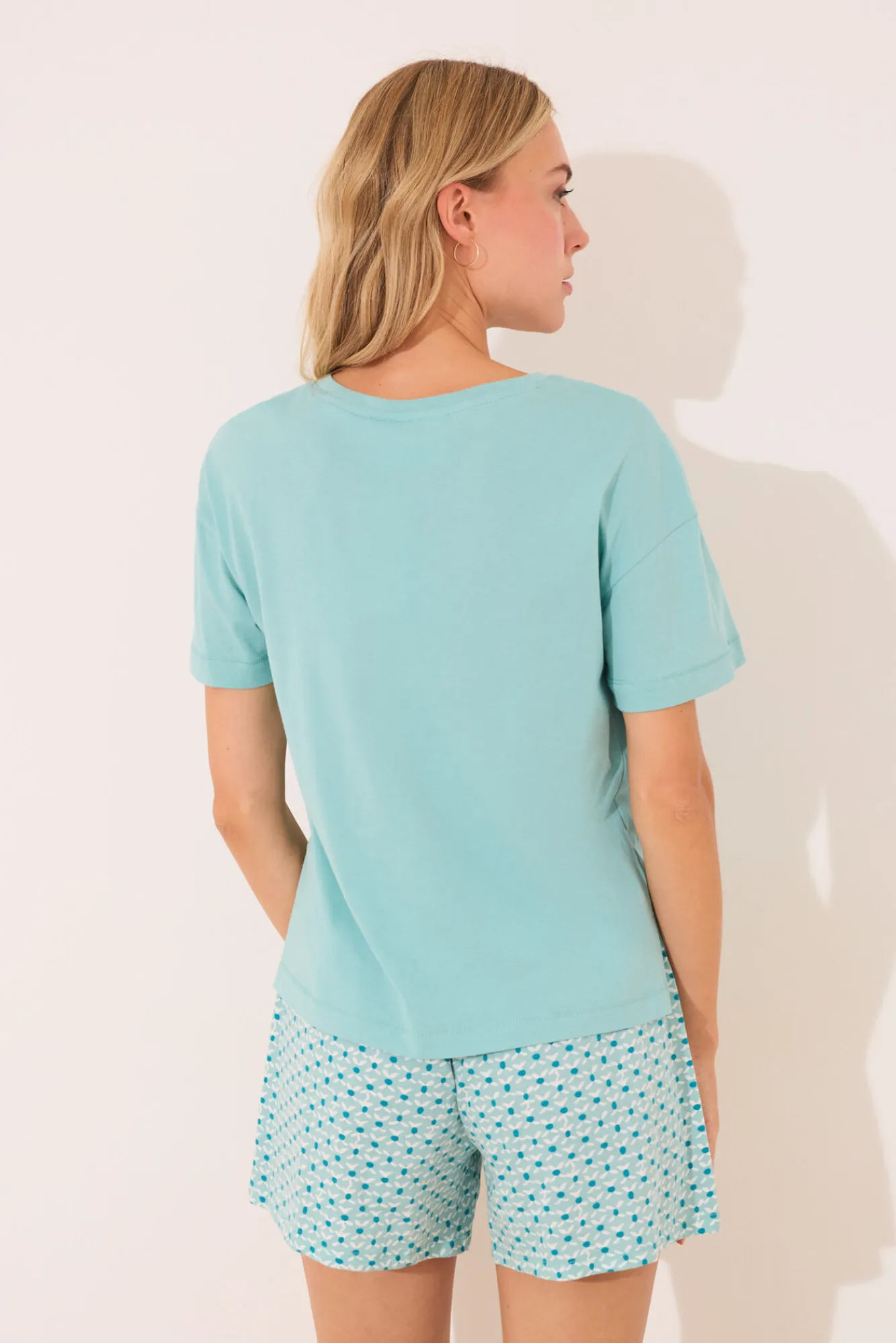 Women'secret Pijama corto 100% algodón Snoopy