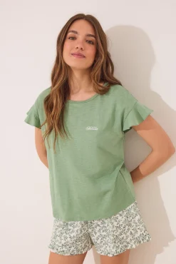 Women'secret Pijama corto 100% algodón