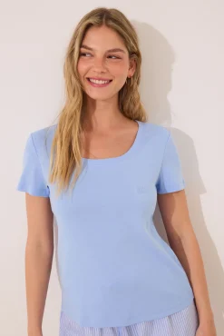 Women'secret Pijama corto algodón rayas