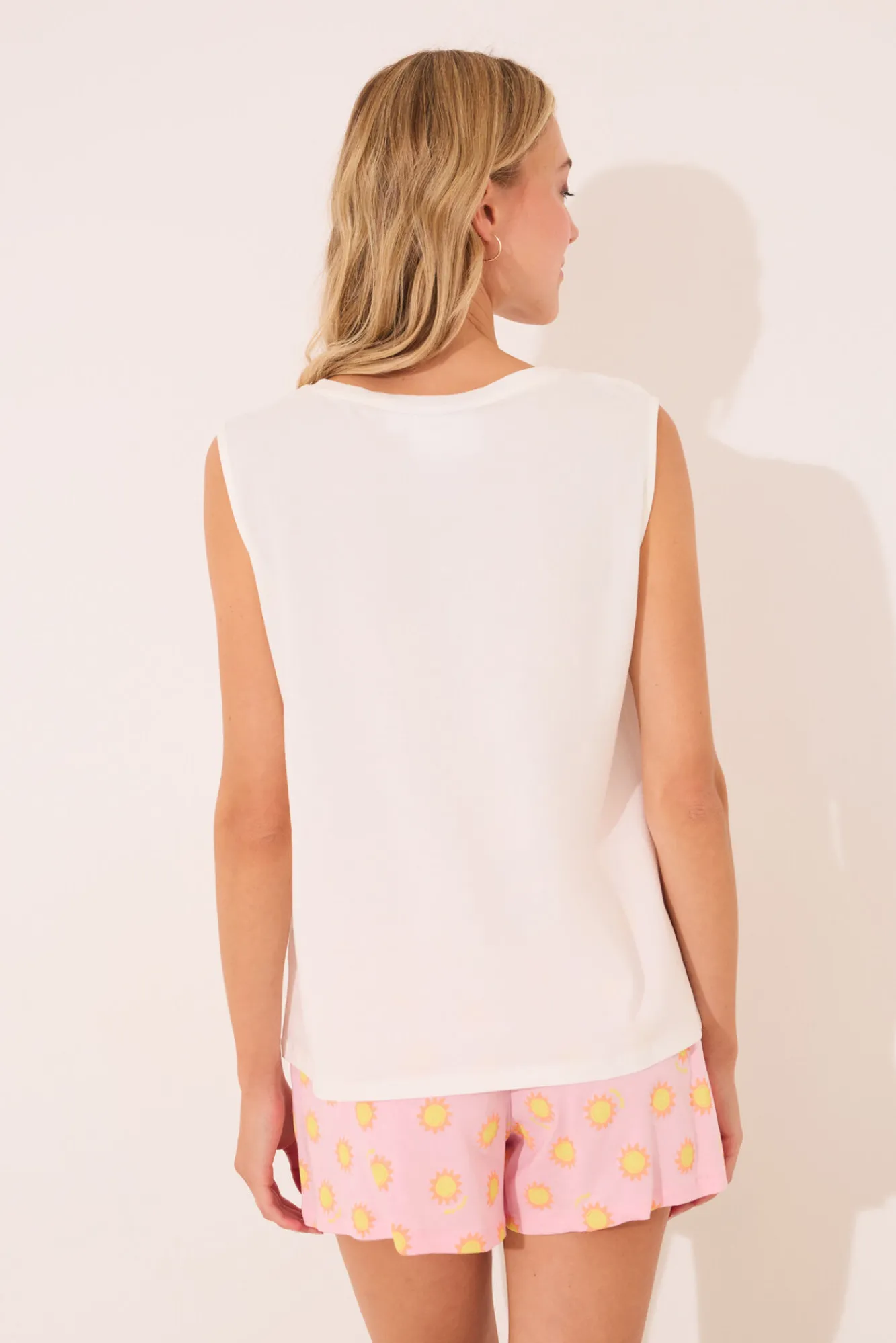 Women'secret Pijama corto algodón Snoopy soles