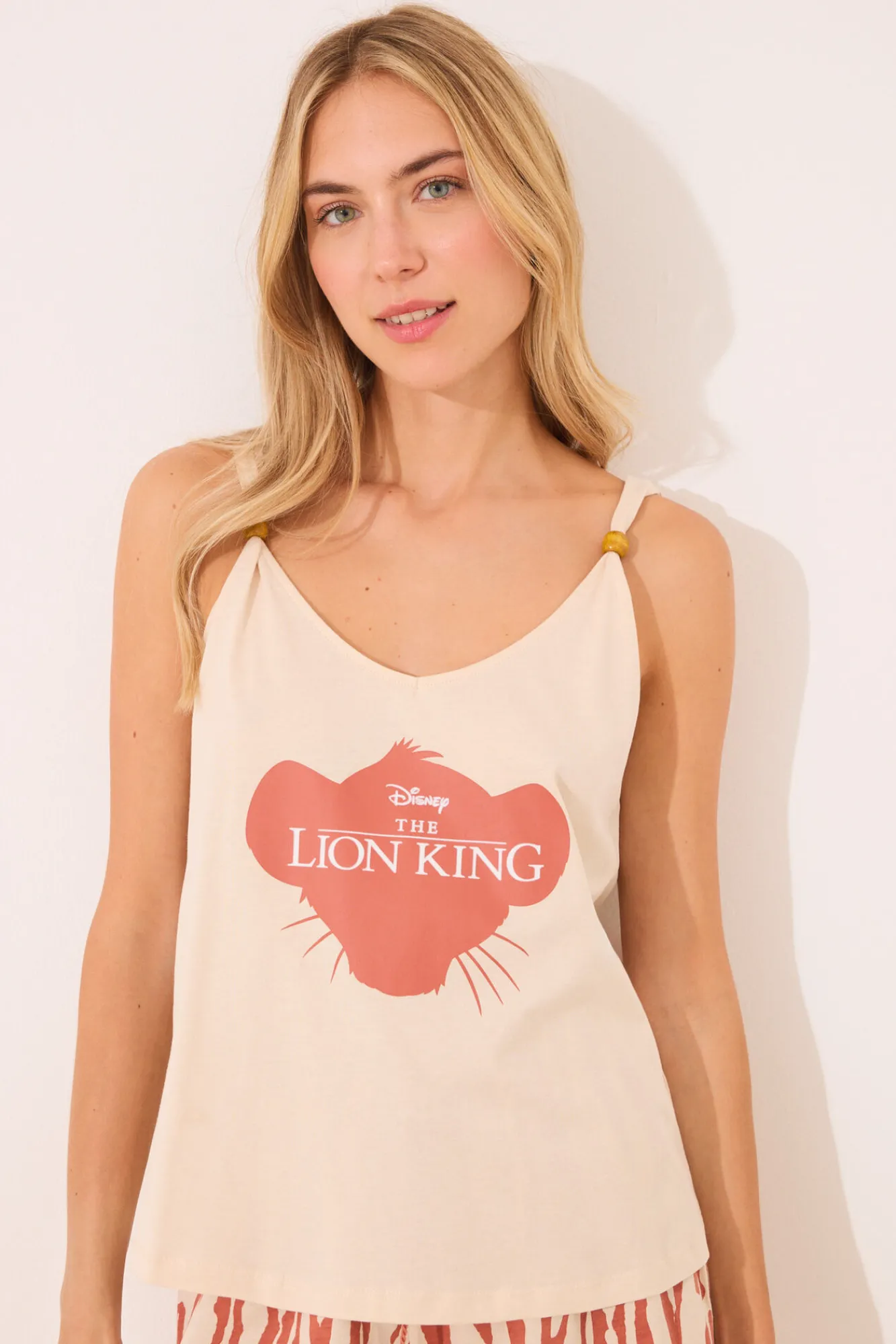 Women'secret Pijama corto estampado El Rey León