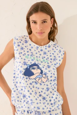 Women'secret Pijama corto floral Mafalda