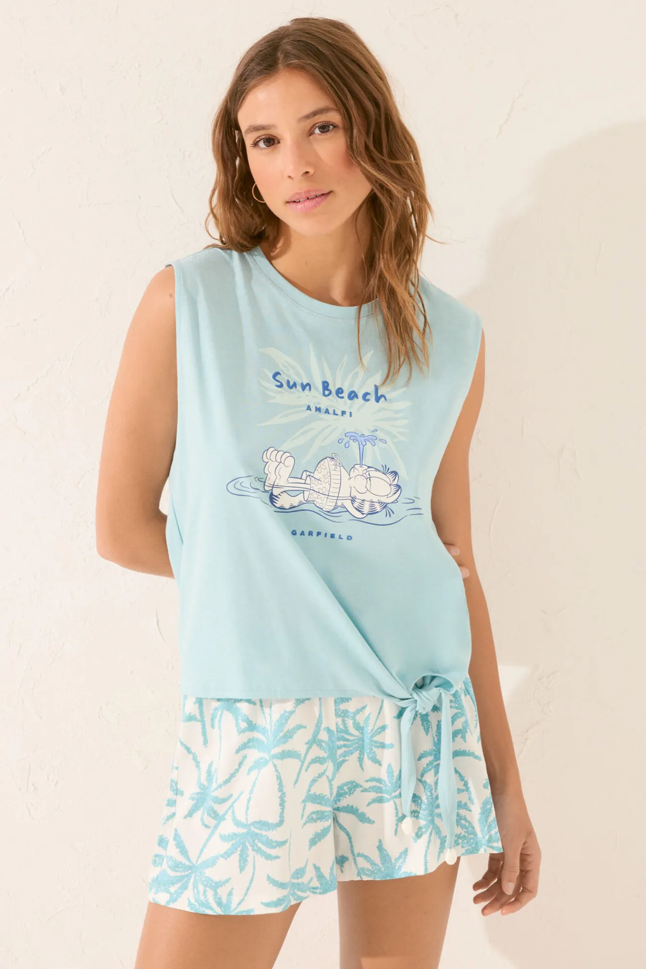 Women'secret Pijama corto Garfield