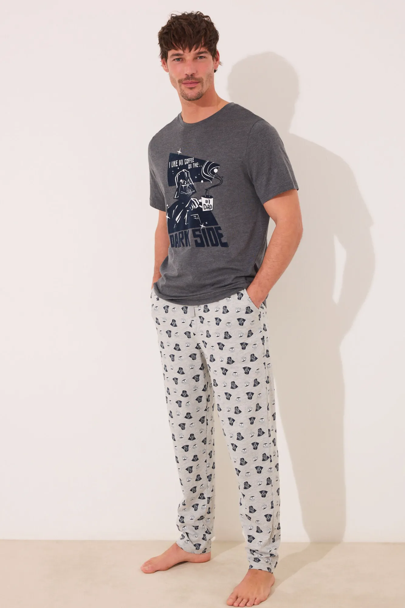 Women'secret Pijama corto hombre 100% algodón Star Wars
