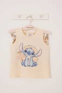 Crianças Women'secret Pijama corto infantil Lilo&Stitch algodón
