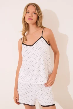 Women'secret Pijama corto lunares