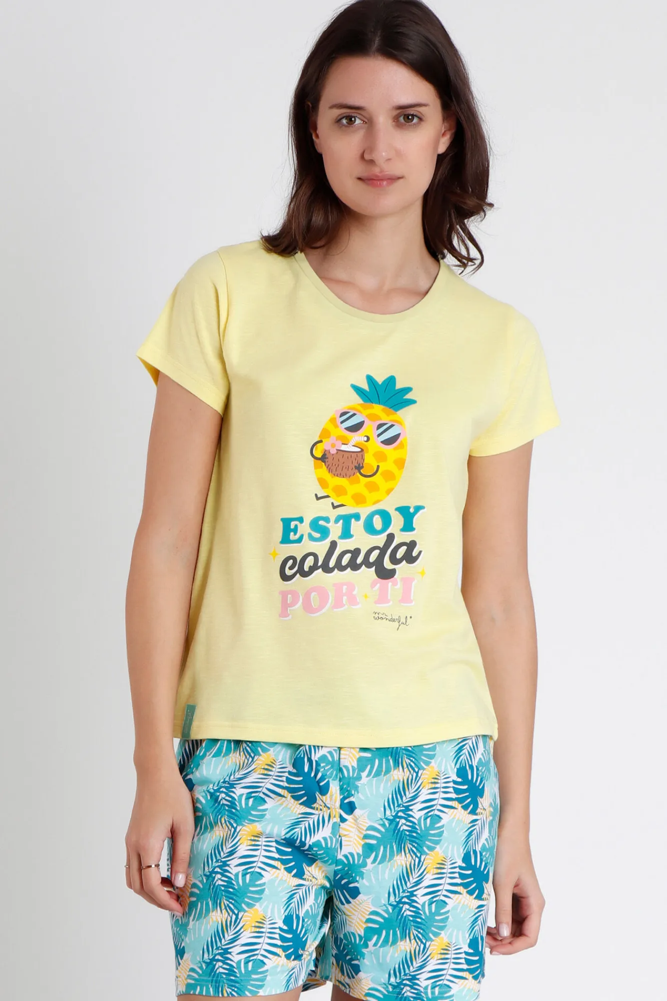 Mr. Wonderful Pijama corto piña Mr Wonderful
