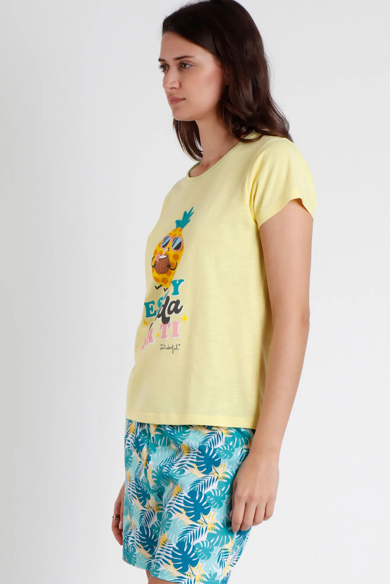 Mr. Wonderful Pijama corto piña Mr Wonderful