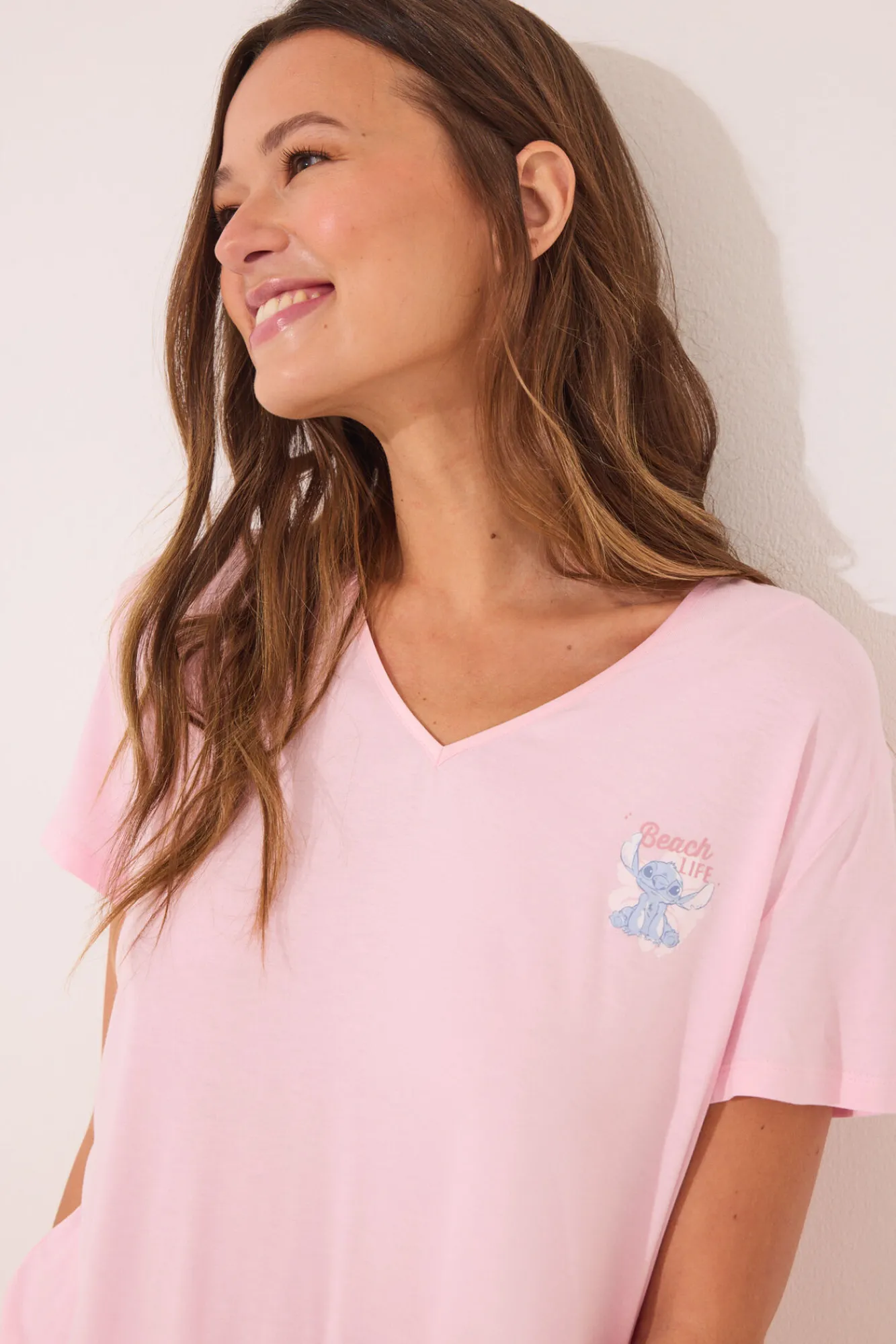 Women'secret Pijama corto Lilo y Stitch