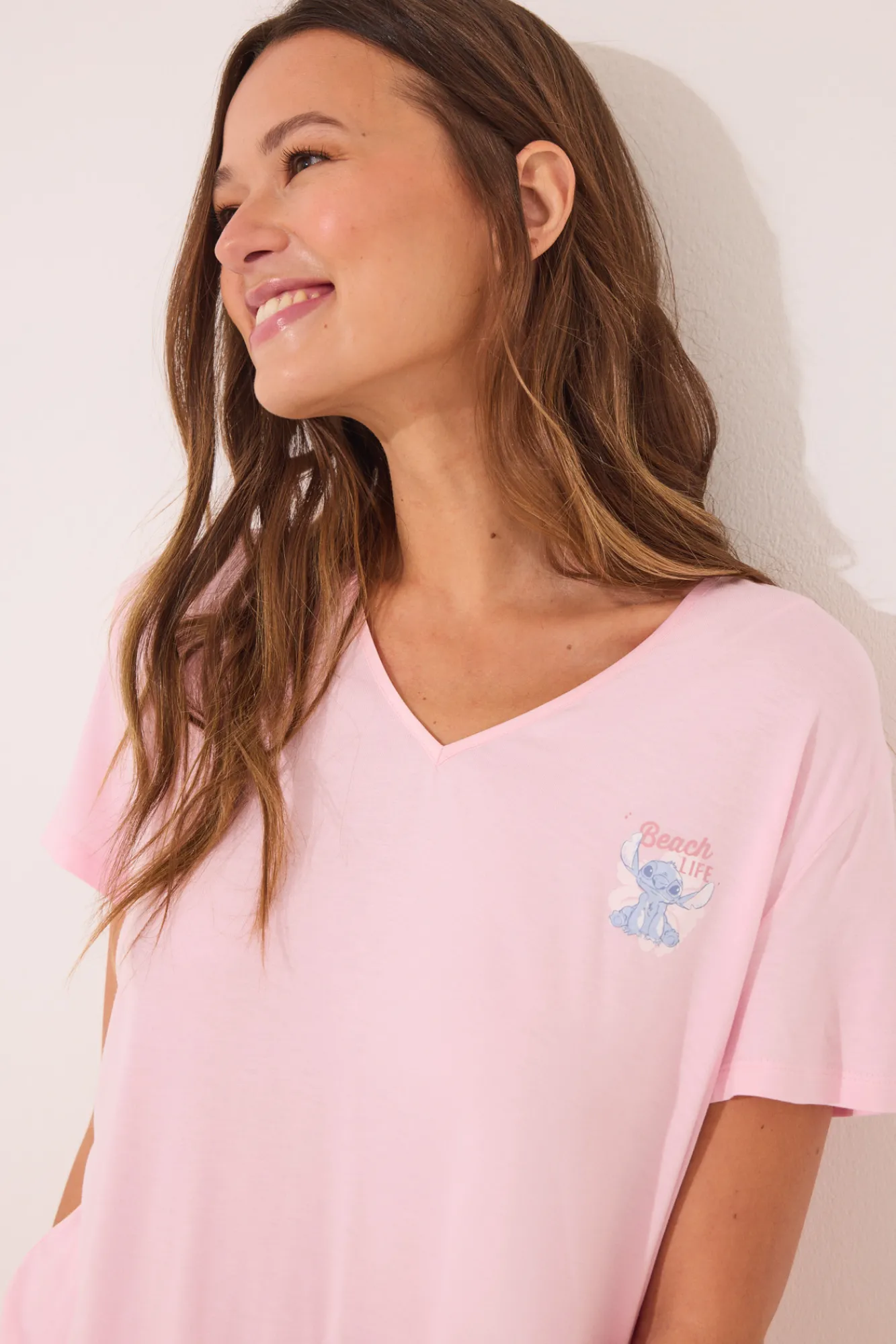 Women'secret Pijama corto Lilo y Stitch