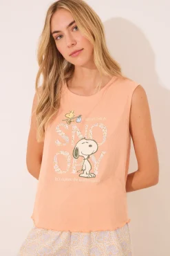 Women'secret Pijama corto Snoopy