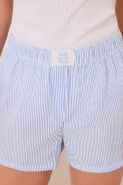 Women'secret Pijama corto tirantes algodón rayas