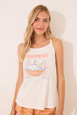 Women'secret Pijama corto tirantes Snoopy