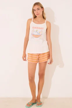 Women'secret Pijama corto tirantes Snoopy