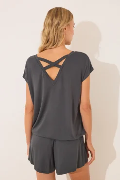 Women'secret Pijama corto viscosa brillos