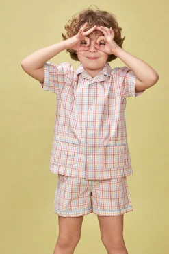 Crianças Gocco Pijama cuadros