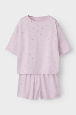 Crianças Name it Pijama de manga corta print corazones