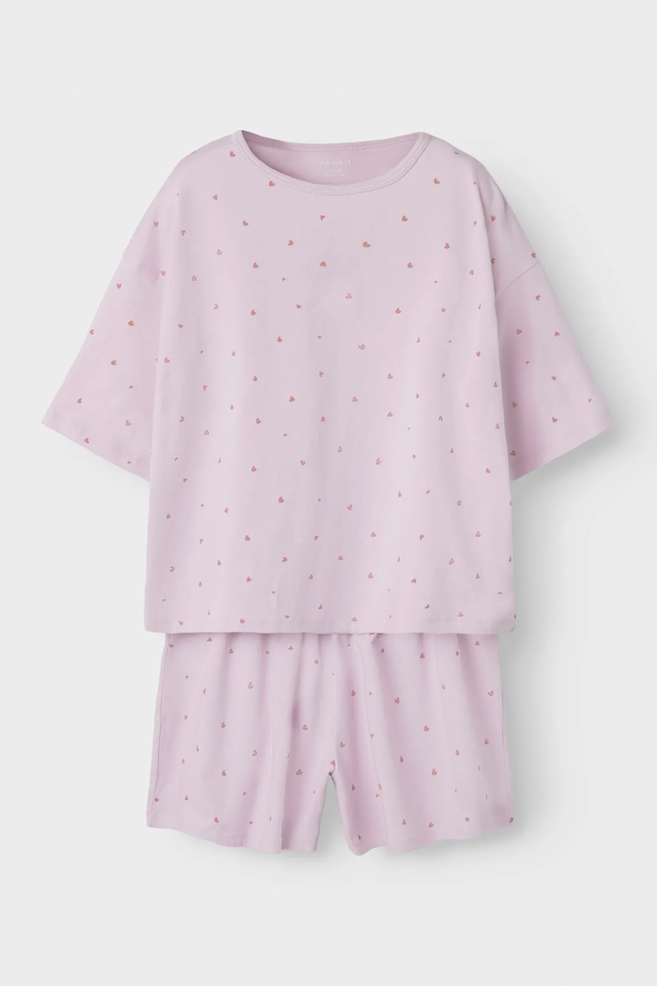 Crianças Name it Pijama de manga corta print corazones