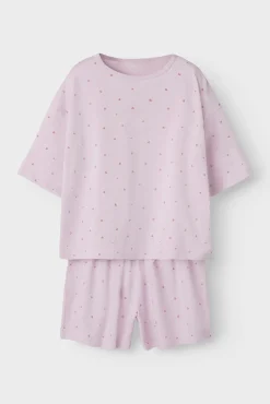 Crianças Name it Pijama de manga corta print corazones