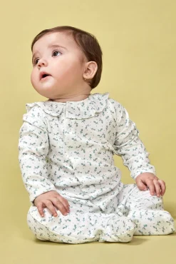 Crianças Gocco Pijama estampado florecitas verde