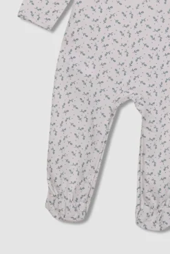 Crianças Gocco Pijama estampado florecitas verde