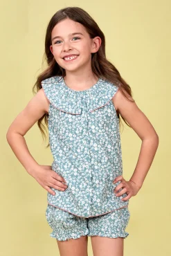 Crianças Gocco Pijama flores