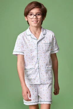 Crianças Gocco Pijama helados con vivos en contraste