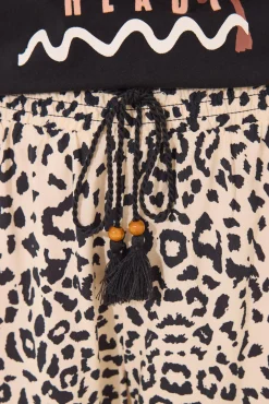 Women'secret Pijama largo 100% algodón animal print Mickey Mouse