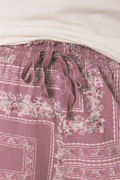 Women'secret Pijama largo algodón estampado flores