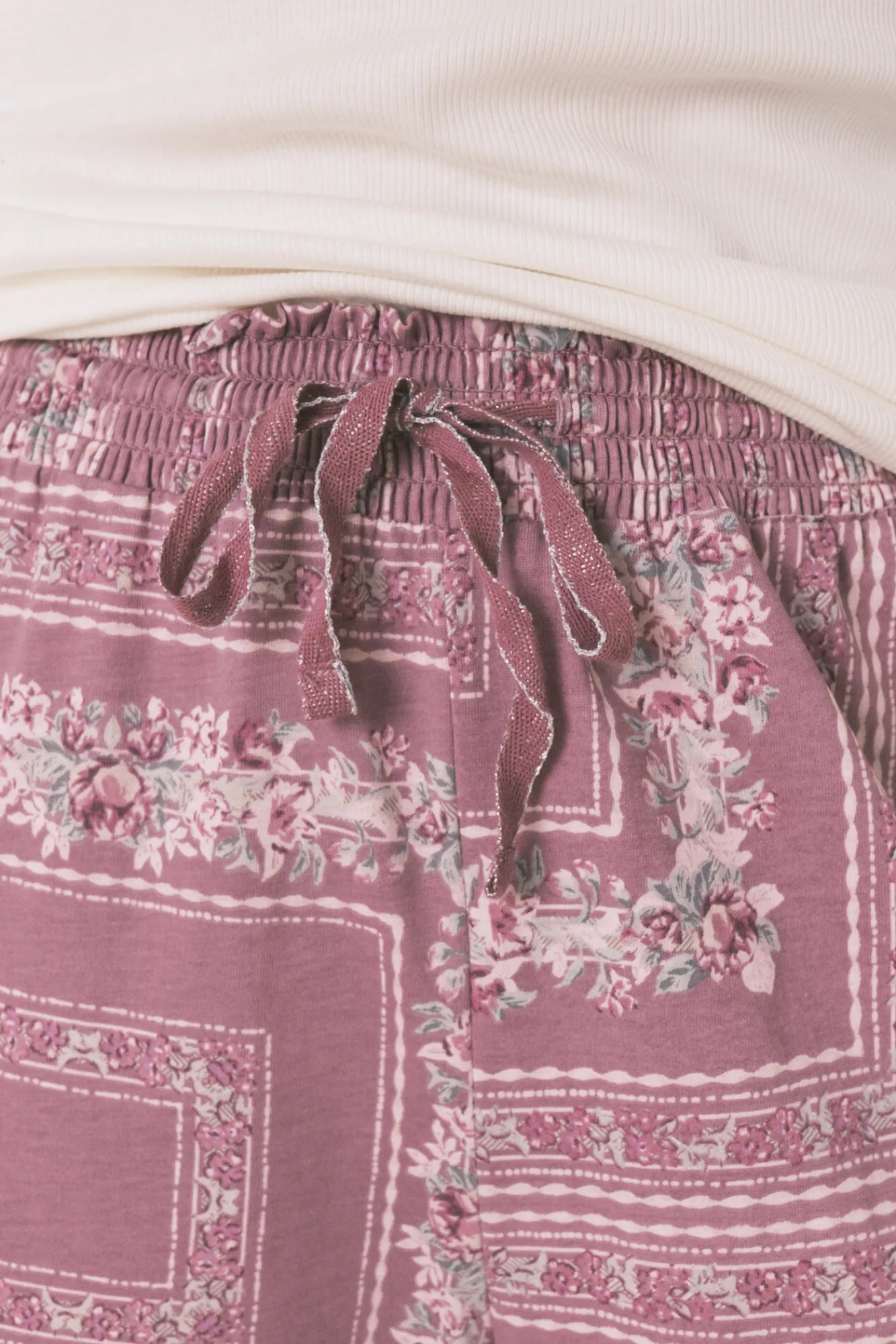 Women'secret Pijama largo algodón estampado flores