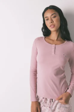 Women'secret Pijama largo algodón estampado floral