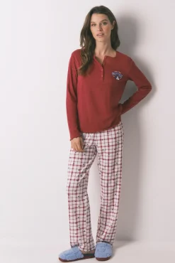 Women'secret Pijama largo algodón Mickey