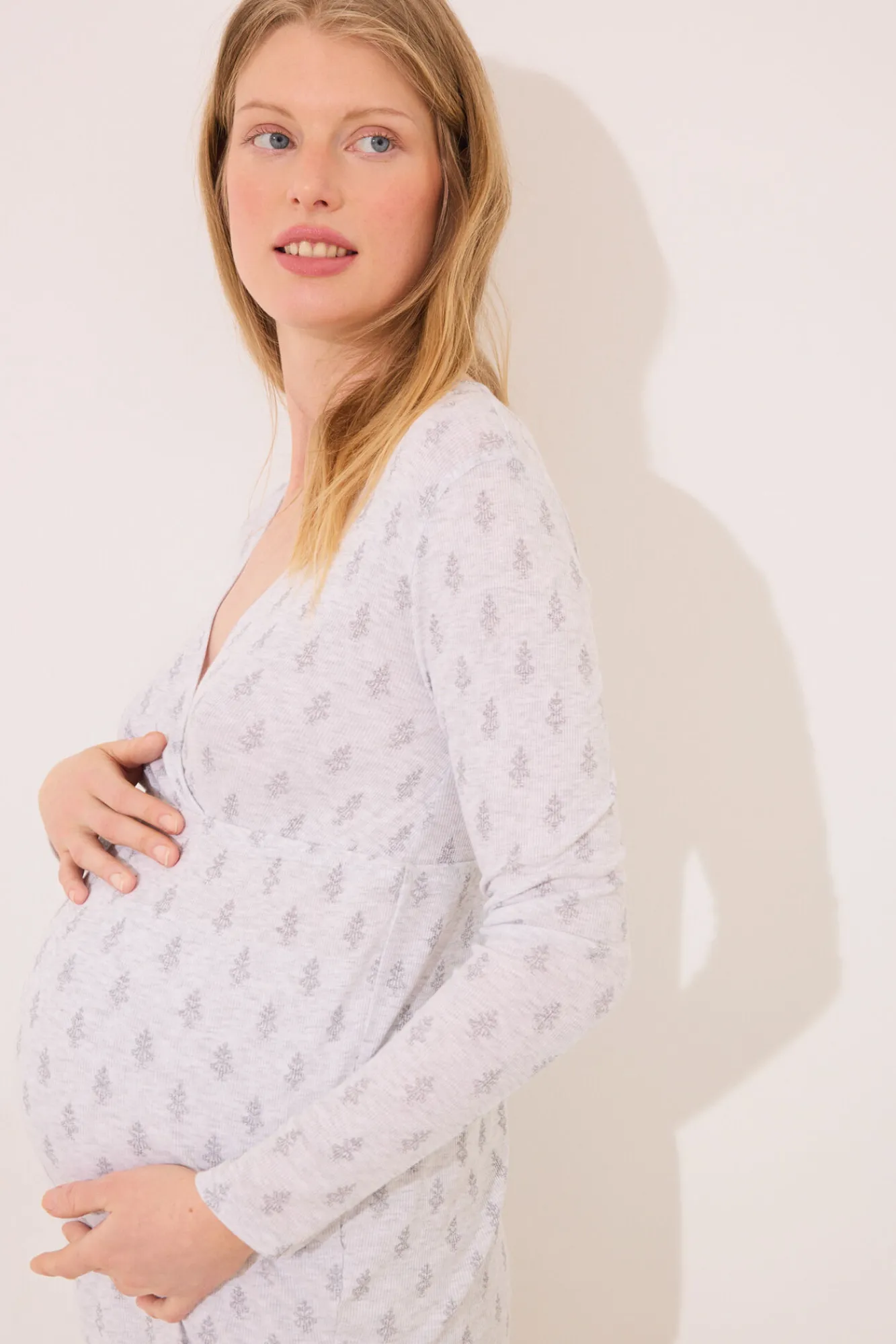 Women'secret Pijama largo "maternity" soft touch
