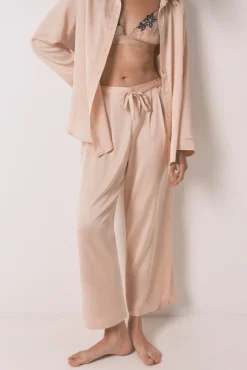 Women'secret Pijama largo strass satén