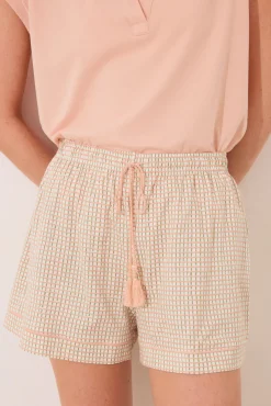 Women'secret Pijama manga corta algodón cuadros