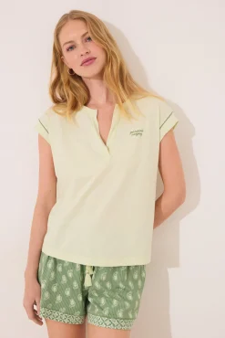 Women'secret Pijama manga corta algodón estampado