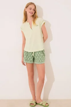 Women'secret Pijama manga corta algodón estampado