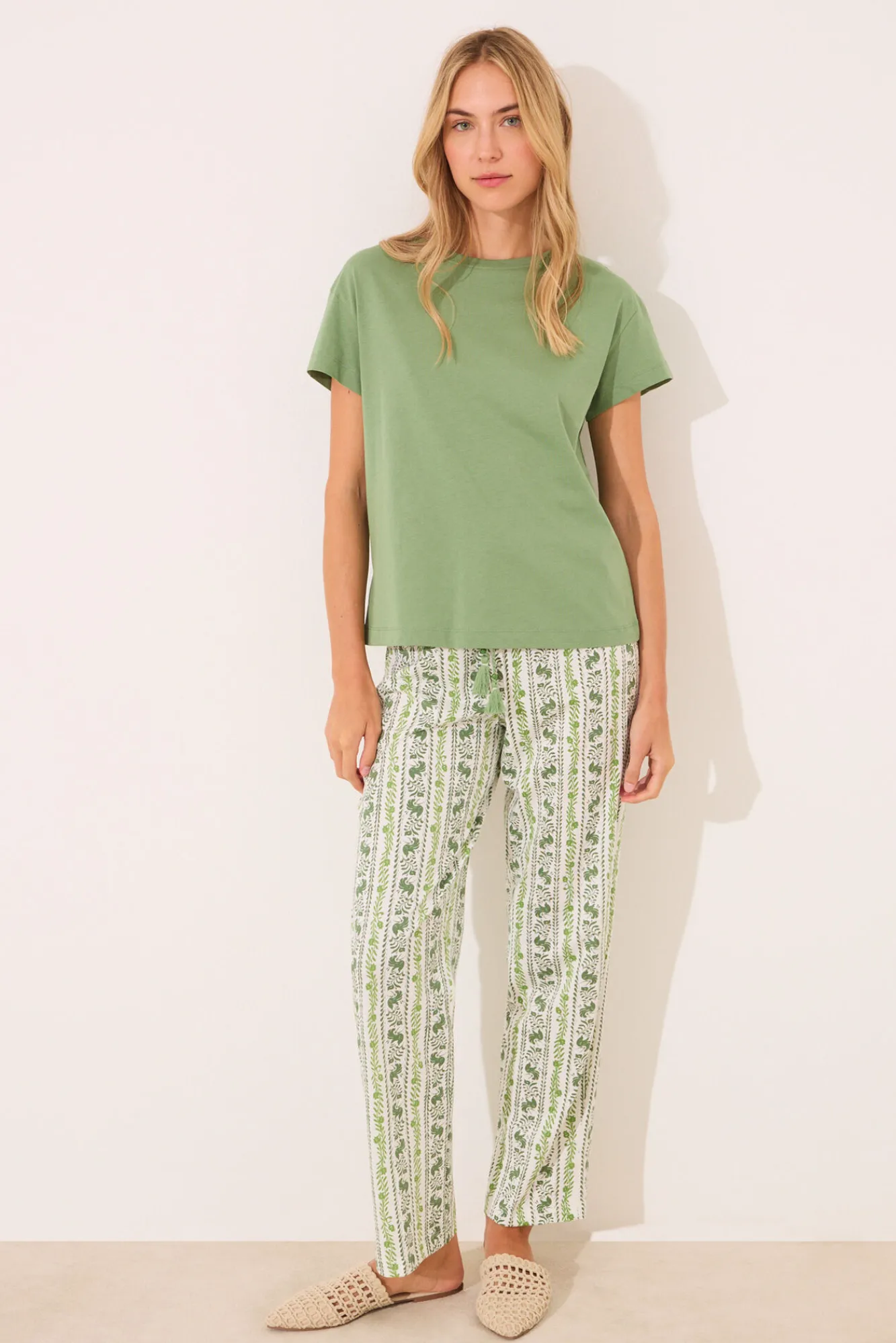 Women'secret Pijama manga corta algodón estampado