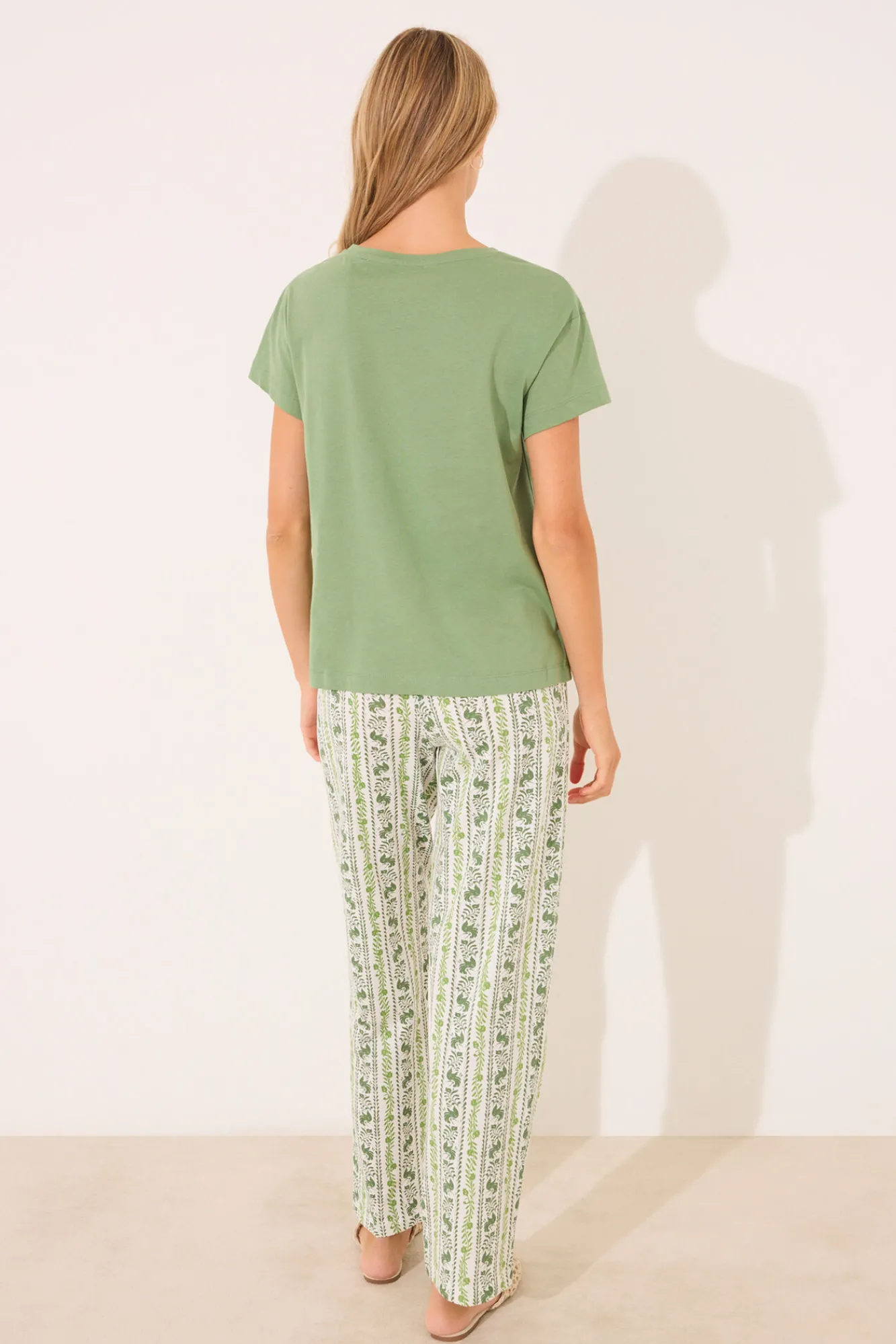 Women'secret Pijama manga corta algodón estampado