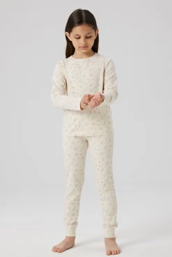 Crianças Name it Pijama niña flores