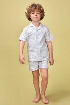 Crianças Gocco Pijama rayas con estrellas