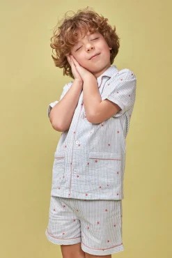 Crianças Gocco Pijama rayas con estrellas