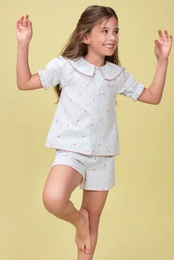 Crianças Gocco Pijama rayas con estrellas