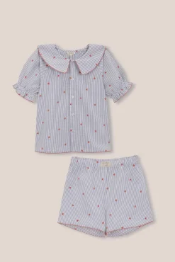 Crianças Gocco Pijama rayas con estrellas