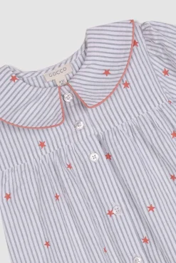 Crianças Gocco Pijama rayas con estrellas